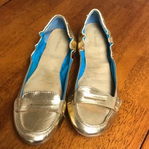 Gold flats 8.5